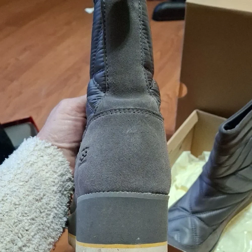 UGG Dark Gray Quilted Women's Boots